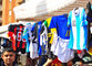 Magliette dei calciatori al mercato di Porta Portese